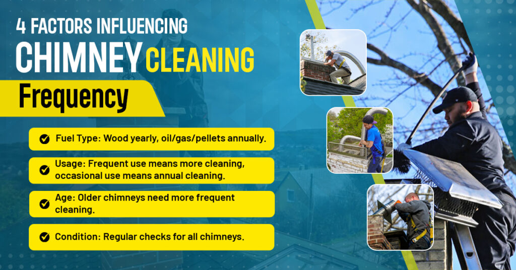Factors influencing chimney cleaning