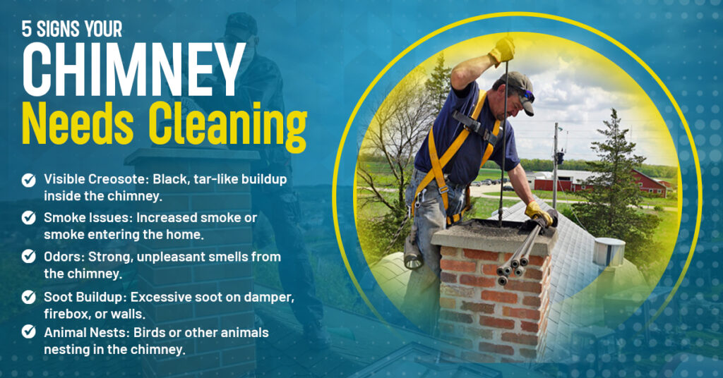 Signs your Chimney needs Cleaning