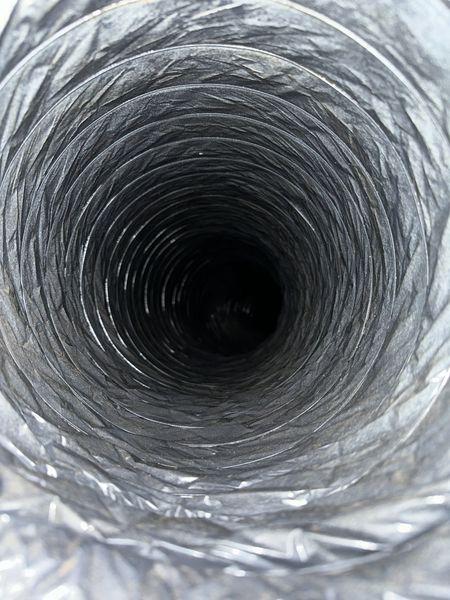 Air duct restored after deep cleaning